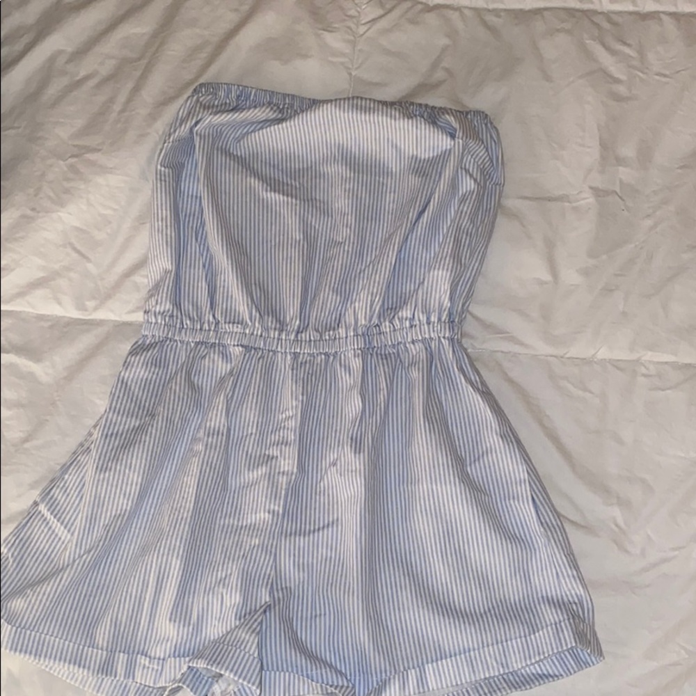 Kimchi Blue Pinstripe Romper